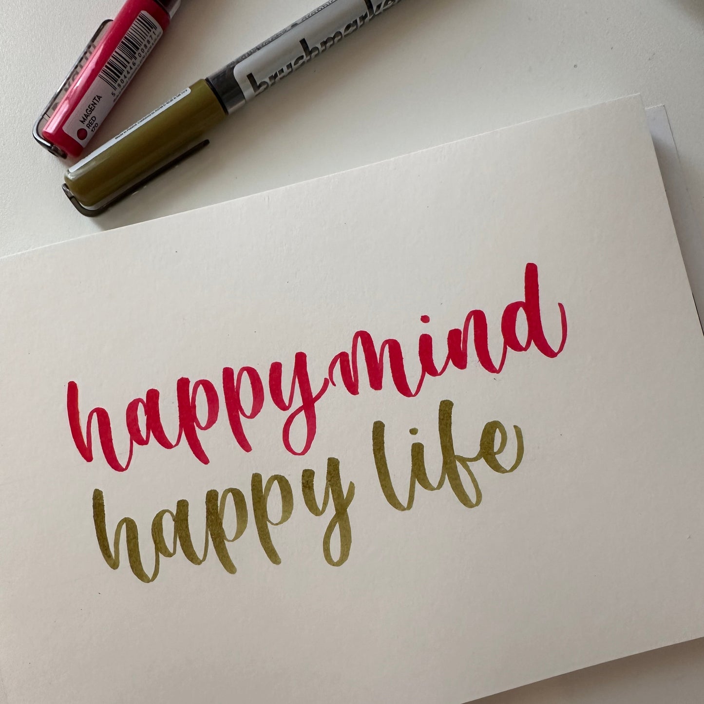 Custom Watercolor Calligraphy