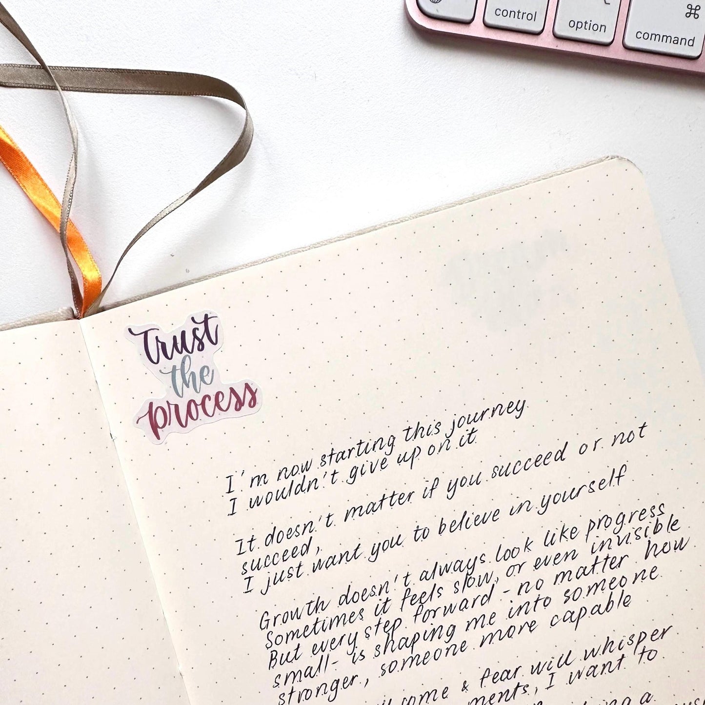 Pastel Quote Sticker Sheet - Modern Calligraphy Journal Stickers