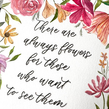 Custom Watercolor Calligraphy