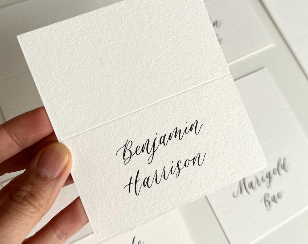Custom Calligraphy Place Cards