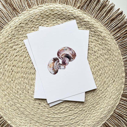 A6 Oil Pastel Vegetable Postcard Art Print